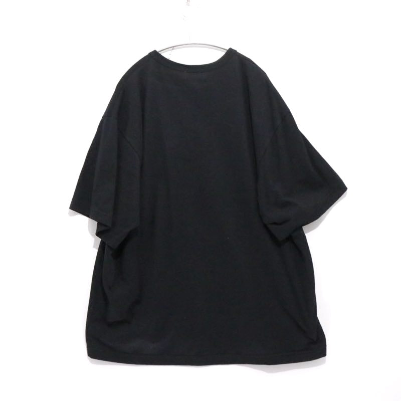 kolor 24SS | CASBA Mesh Pocket Crew Neck Tee "Black" (24SCM-T26219S)