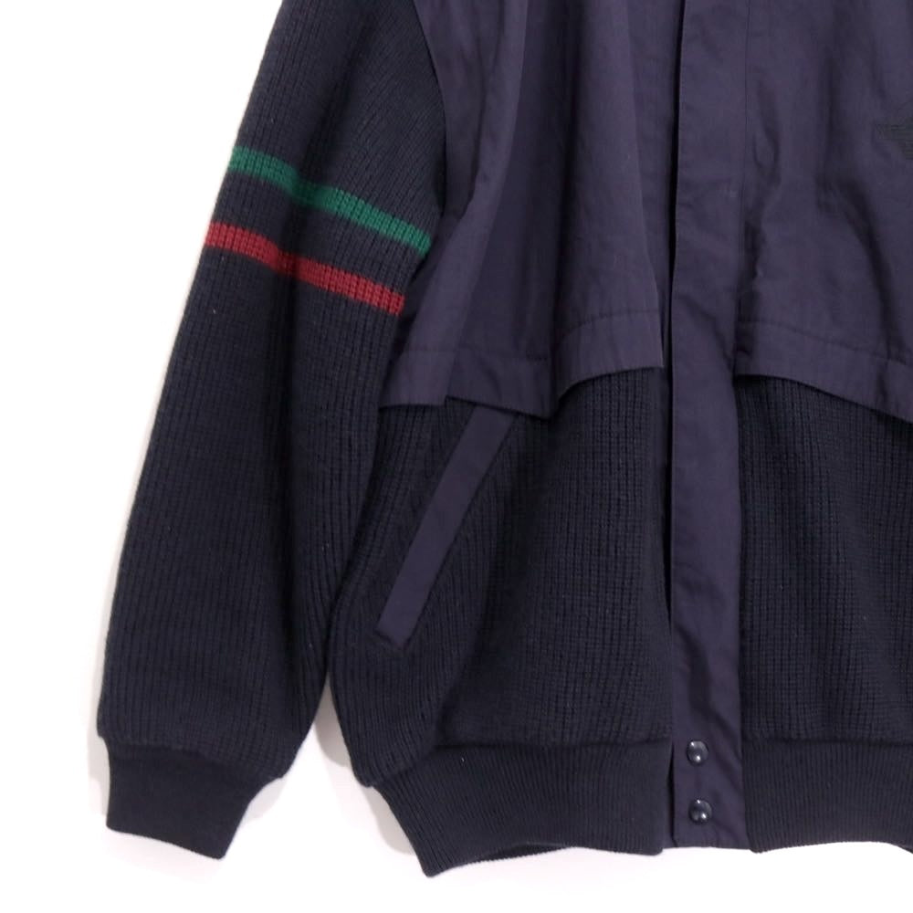 JUPITER style by SPORT DRESS 80s 90s | 2WAY Convertible Zip-Up Jacket "Navy"
