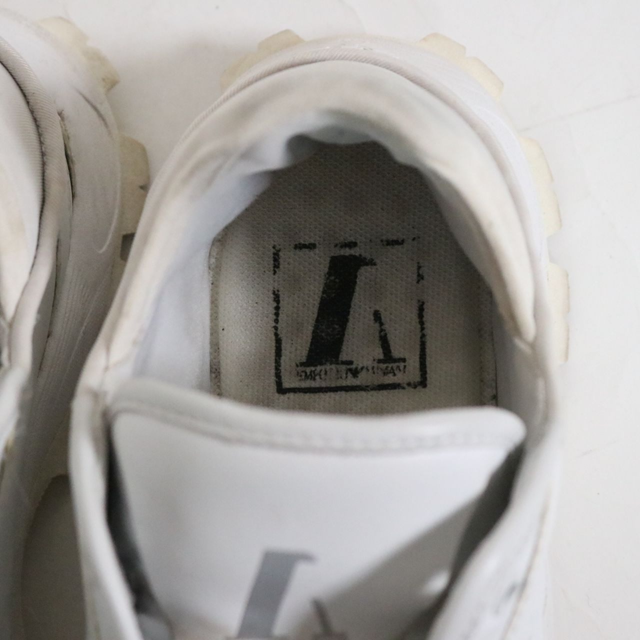 EMPORIO ARMANI(エンポリオアルマーニ) チャンキーソール スニーカー 白