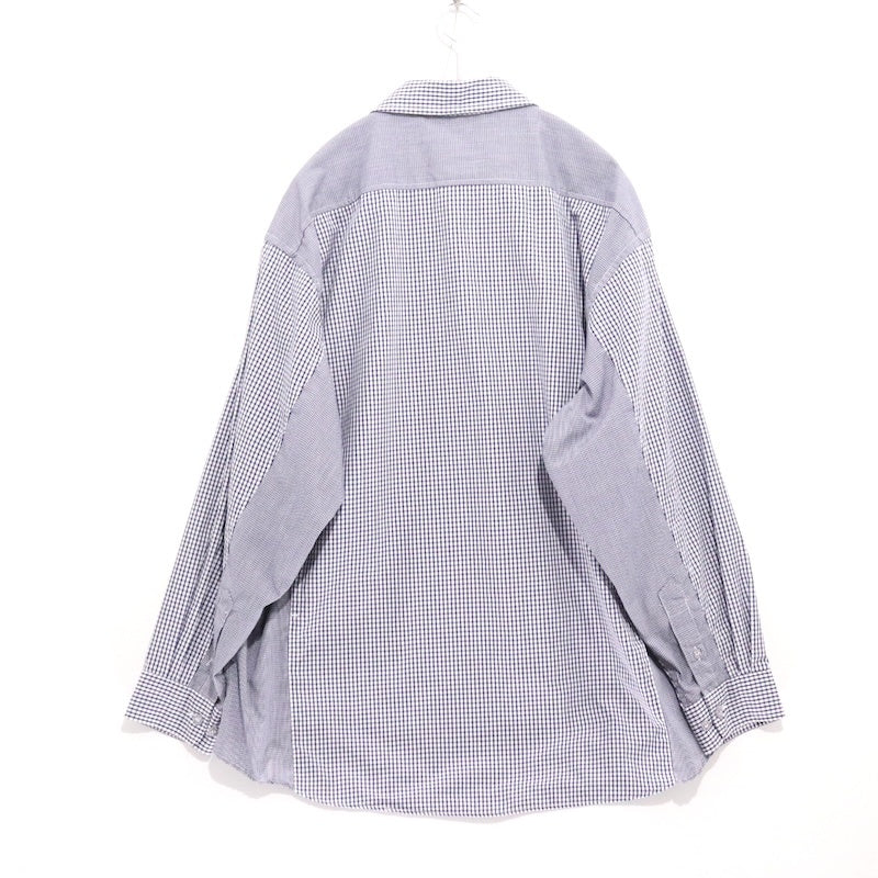 CMF OUTDOOR GARMENT 21AW | PREP L/S SHIRT CHECK "Blue/White" (CMF2102-CS03J)