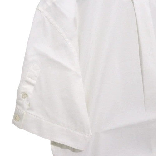 ALEXANDER MCQUEEN 13SS | S/S Button Down Shirt "Back Strap Detail" (White/)