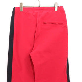 BALENCIAGA 19AW | Bonding Jersey Track Pants "Red / Black Side Stripe" (595008 TTK21 6900)