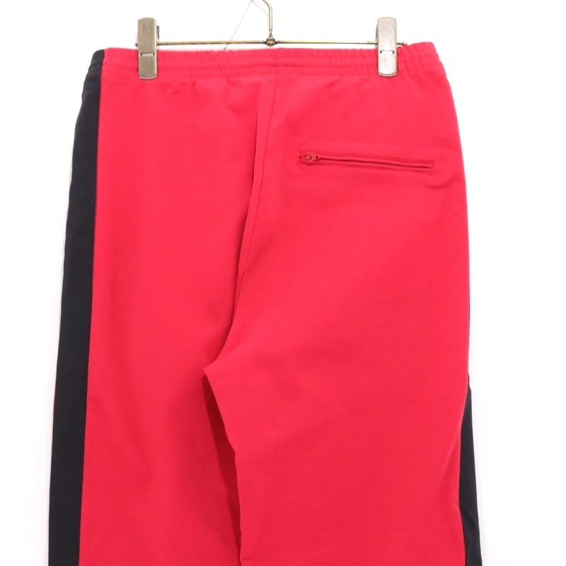 BALENCIAGA 19AW | Bonding Jersey Track Pants "Red / Black Side Stripe" (595008 TTK21 6900)