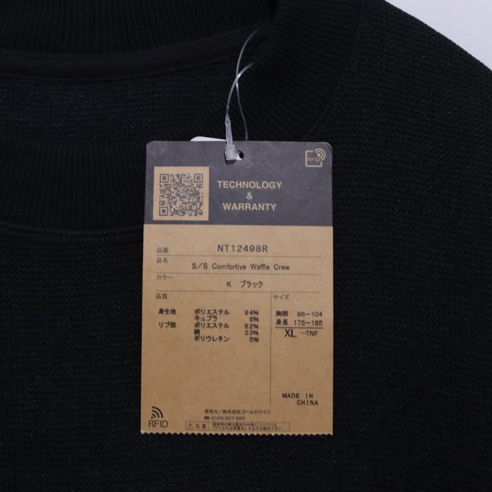 THE NORTH FACE | S/S Comfortable Waffle Crew "Black" (NT12498R)