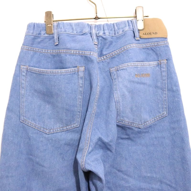 ALOUND 25SS | VENTILATION BLEACH DENIM PANTS "Ice Blue"
