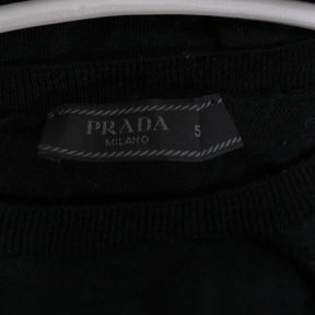 PRADA 23AW | High-Gauge Wool Crew-Neck Knit "Black" (DNA641 S152 128D)