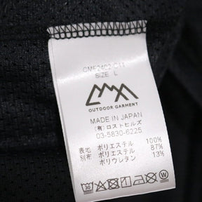 CMF OUTDOOR GARMENT 2024AW | QUICK DRY MESH TEE L/S PT "Black" (CMF2402-C11)