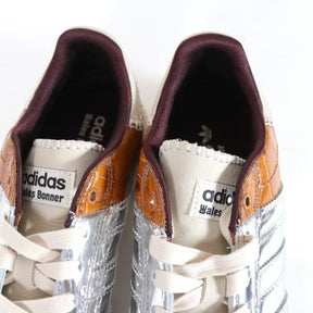 adidas × Wales Bonner 24SS | WB MN Samba "Silver / College Burgundy" (IH5777)
