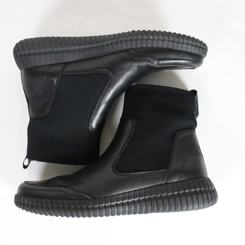 GEOX 20AW | D NOOVAE A "Black / Knit & Leather" (D04GAA / D02GAA)