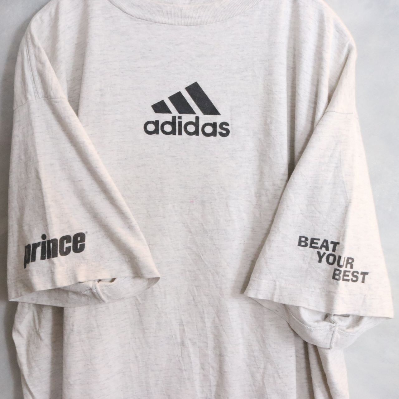 90s USA製 adidas アディダス vintage XL メンズ 半袖Tシャツ 1994年 テニスアカデミー