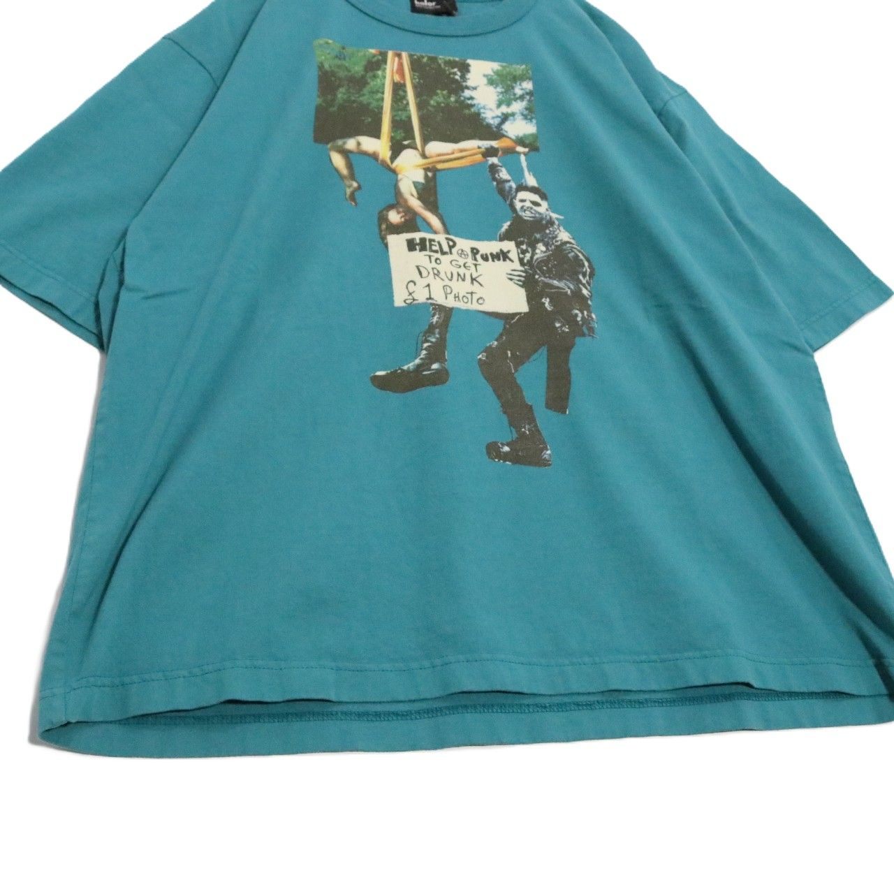 kolor(カラー)24aw HELP PUNK TO GET DRUNK 1 PHOTO S/S TEE