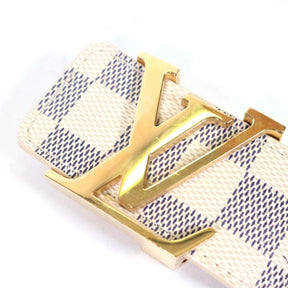 LOUIS VUITTON | Ceinture LV Initiales 40mm "Damier Azur" (M9609)