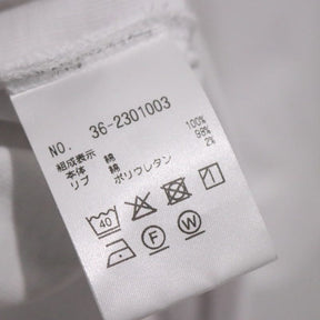 PLST 22ss | Crew Neck Short Sleeve T-shirt "White" (36-2301003)
