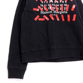 Maison Margiela 21SS | Tape Logo Print Sweatshirt "Black" (S30GU0149 S25503)
