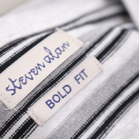 Steven Alan | 21//MVS BORDER CREW NECK TEE - BOLD (8117-199-0392)