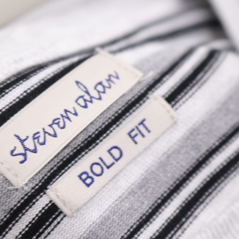 Steven Alan | 21//MVS BORDER CREW NECK TEE - BOLD (8117-199-0392)