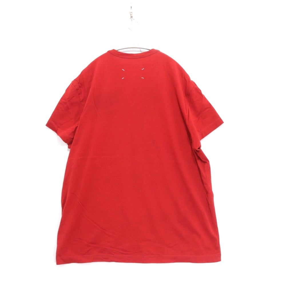 Maison Margiela 21SS | Reverse Logo Embroidery S/S Tee "Red" (S30GC0701 S22816)