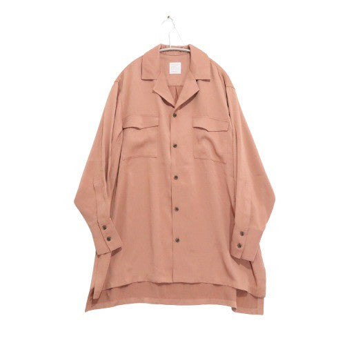 STOCK | Utility Satin Shirt "Peach Pink / Yuri Hanamori"