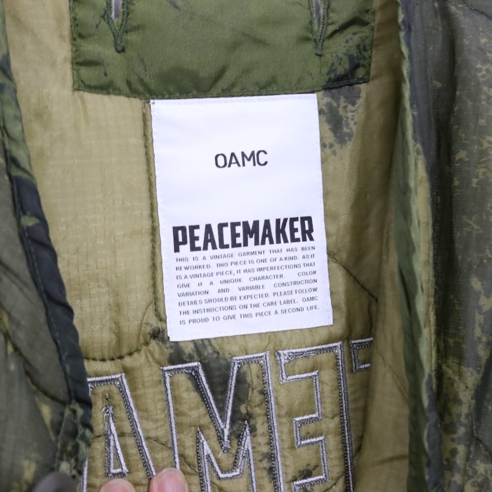 OAMC 21FW | PEACEMAKER Liner Jacket  "Military Green" (OAYT420689)