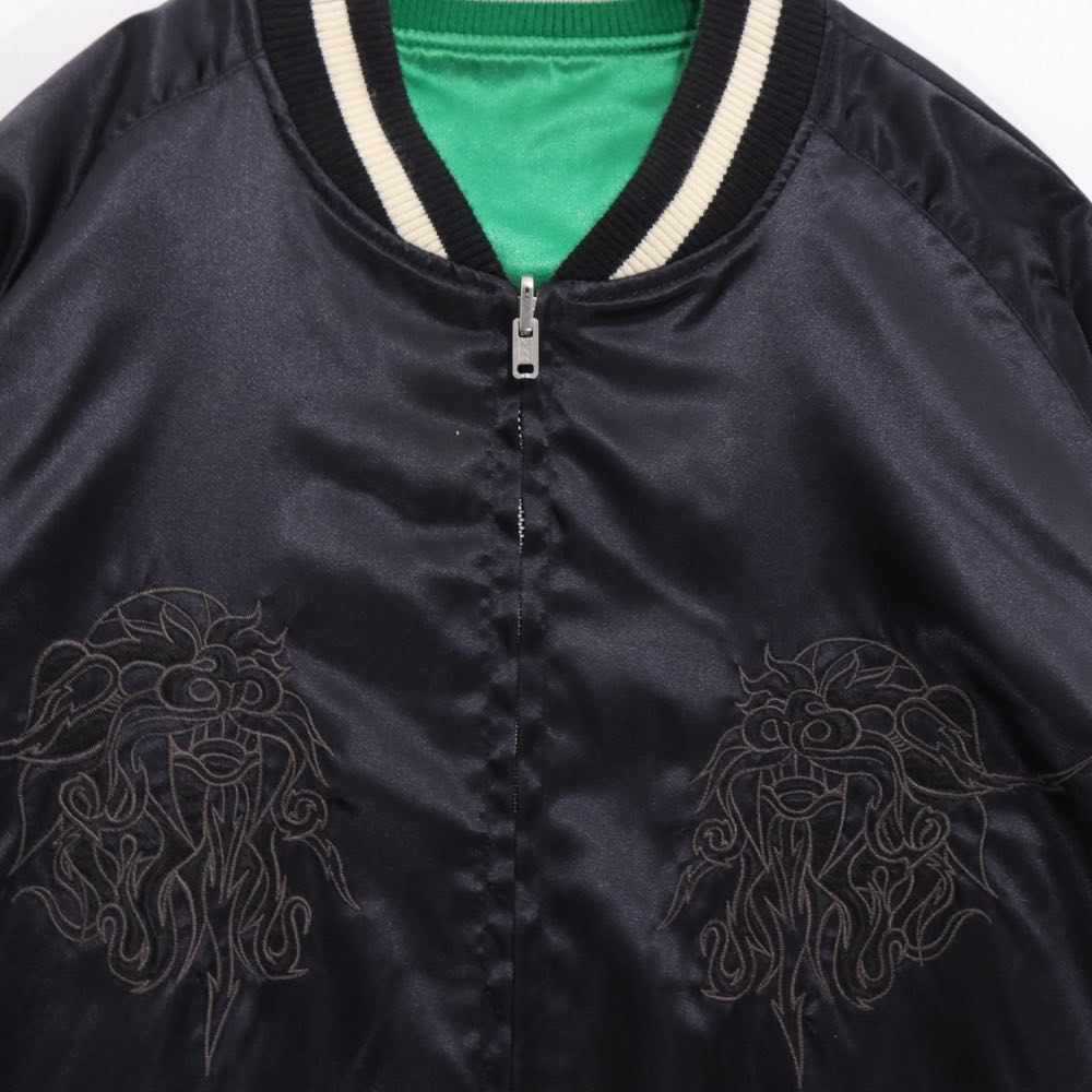 STUSSY 2008 | "AUTHENTIC GEAR" Reversible Dragon Souvenir Jacket