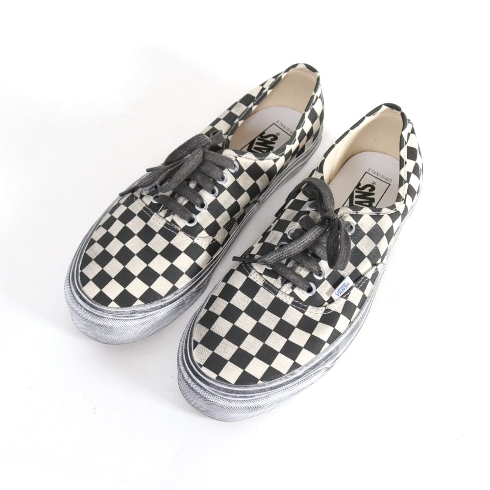 VANS VAULT | OG Authentic LX "Stressed Black / White Checkerboard" (VN0A5FBD95Y1)