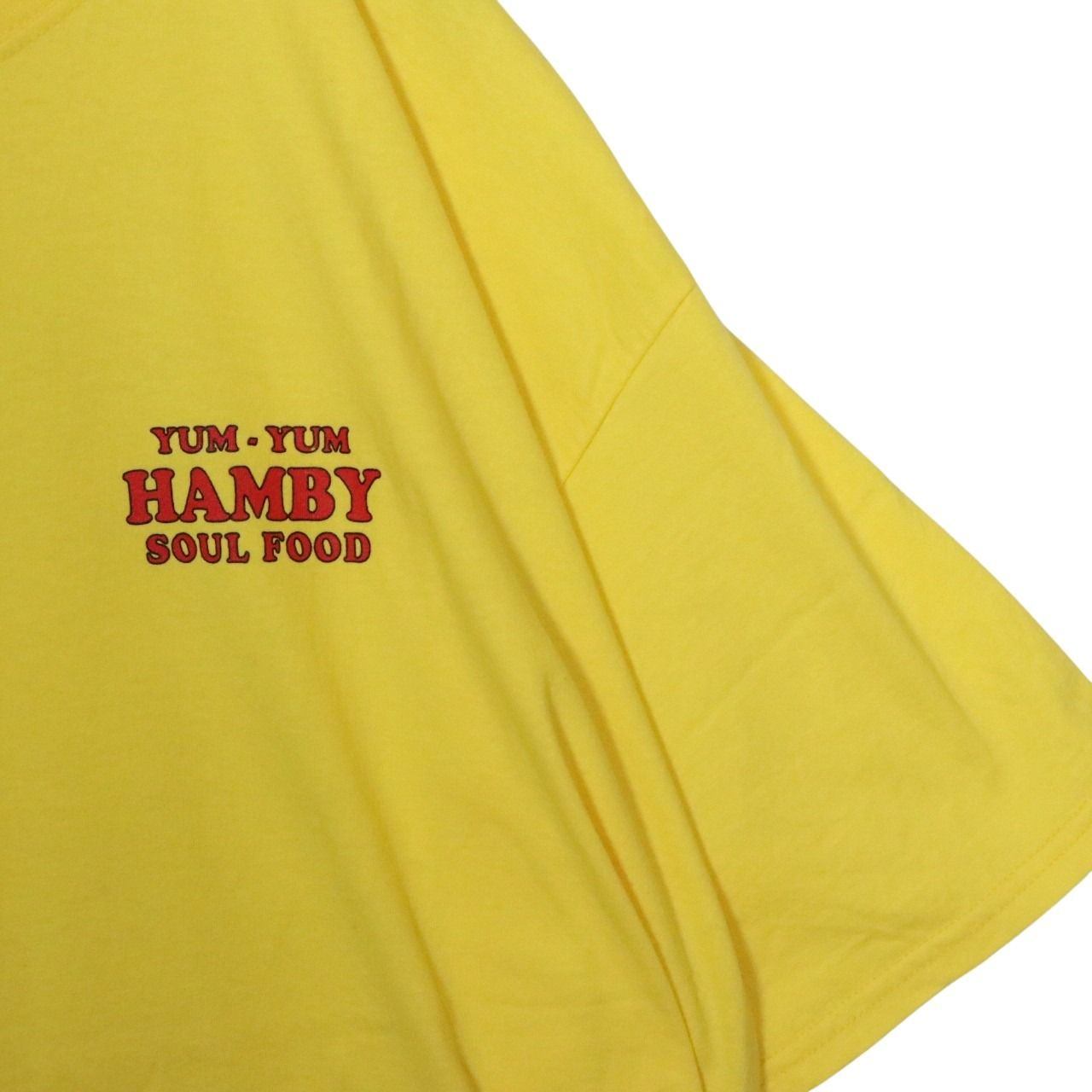 YUM YUM HAMBY SOUL FOOD(ヤムヤムソウルフード) × FRUIT OF THE LOOM STAFF T-Shirt