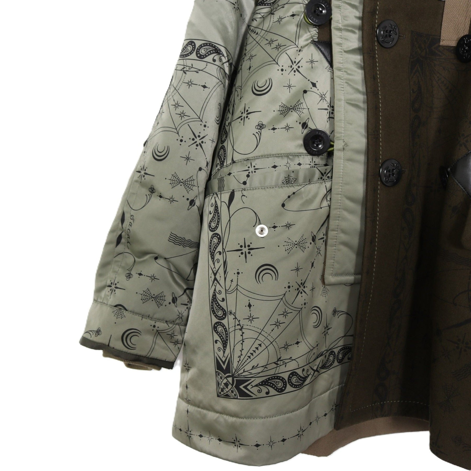 sacai(サカイ) 20AW Dr.Woo Bandana Print Coat