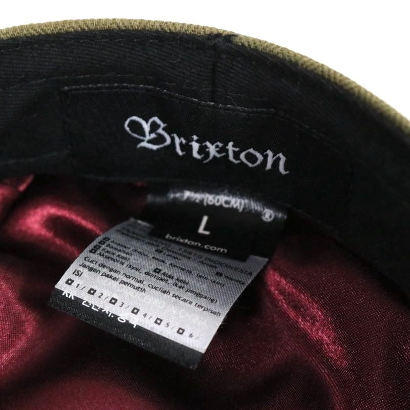 Brixton | Fiddler Cap "Olive Herringbone/Brown Band"