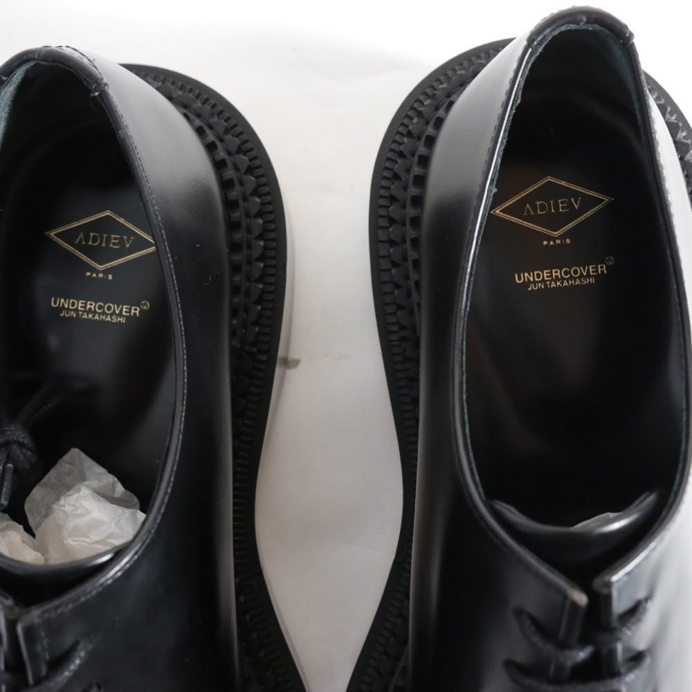 UNDERCOVER x ADIEU PARIS 20SS | Polished Leather Creeper Shoes "Black" (UCY4F03)