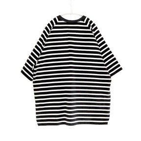 CMF OUTDOOR GARMENT 24FW | BORDER TEE H/S "White/Black" (CMF2402-C12)