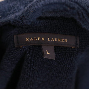 RALPH LAUREN | Cotton Bathrobe Gown "Navy"