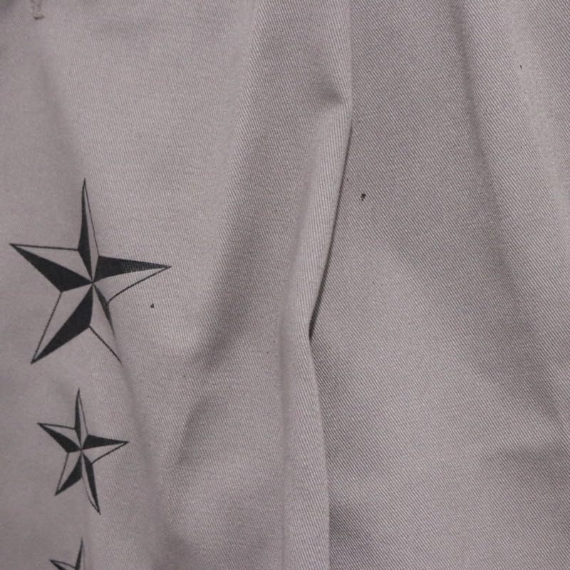 Dickies 90s-00s | Star Graphic Work Pants "Gray" (Made in Mexico)
