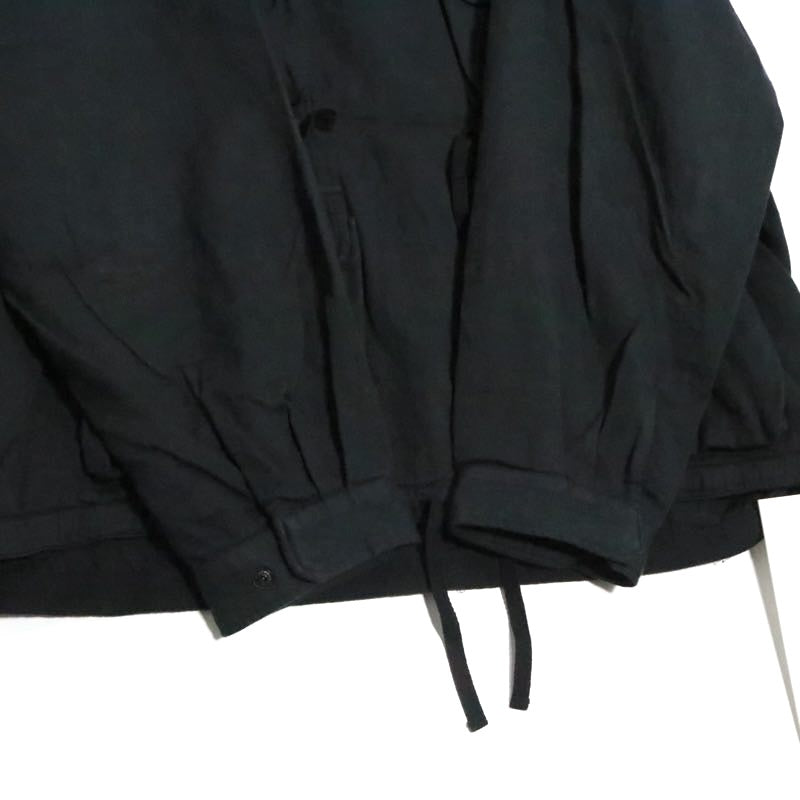 WTAPS 25AW | CHAMBER / LS / COTTON. TWILL "Black" (252WVDT-SHM04)