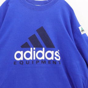 adidas 90s | EQUIPMENT Logo Print S/S Tee "Blue" (MADE IN MEXICO)