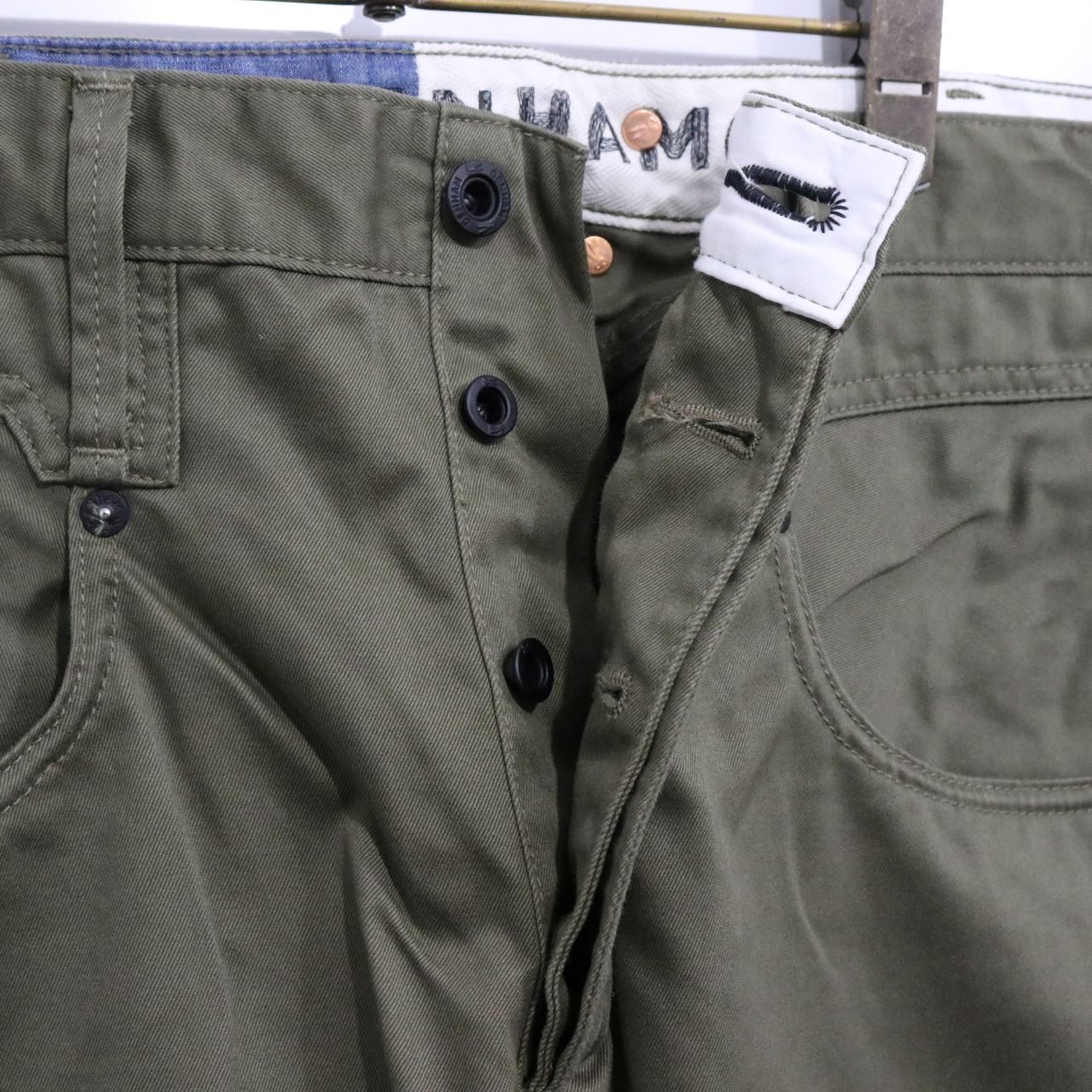 DENHAM(デンハム)×DRT(ディーアールティ)×VILLAGE DOOR(ヴィレッジドアー) 21ss CROSSBACK PANTS