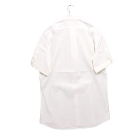ALEXANDER MCQUEEN 13SS | S/S Button Down Shirt "Back Strap Detail" (White/)