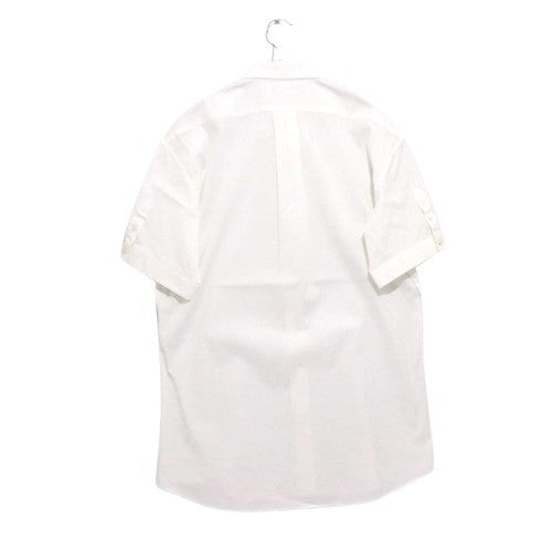 ALEXANDER MCQUEEN 13SS | S/S Button Down Shirt "Back Strap Detail" (White/)
