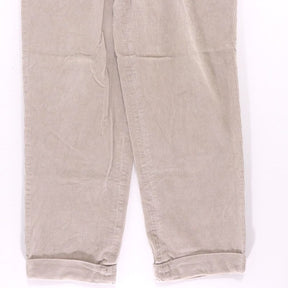 BANANA REPUBLIC 90s-00s | Wide-Rib 2-Tuck Corduroy Pants "Beige"
