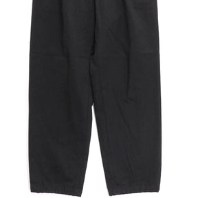 sacai 21AW | Chino Grosgrain Wide Tapered Pants "Black" (21-02652M)