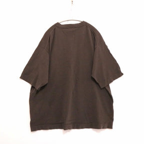 RYE TENDER | CENTRE TEE "Brown" (Knit T-shirt)