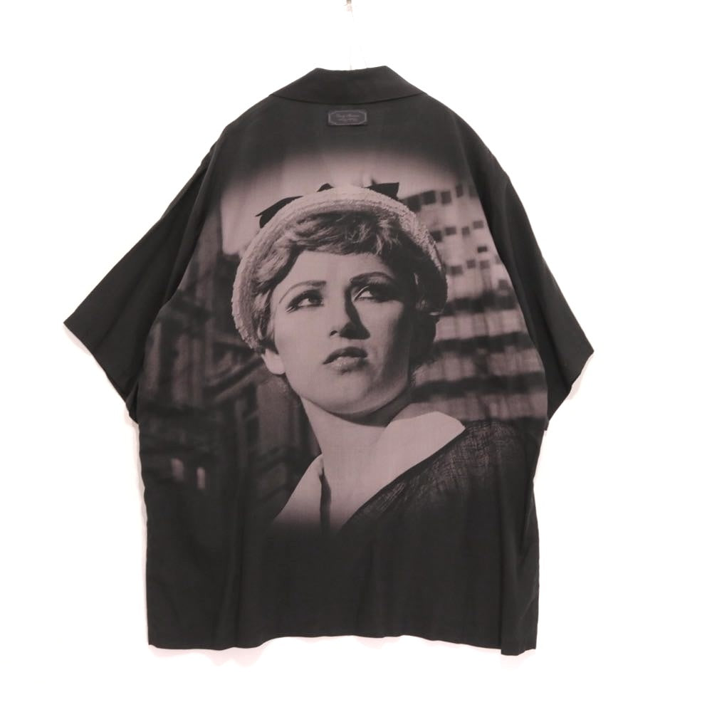 UNDERCOVER 20SS | "Cindy Sherman" Open Collar Shirt "Black"