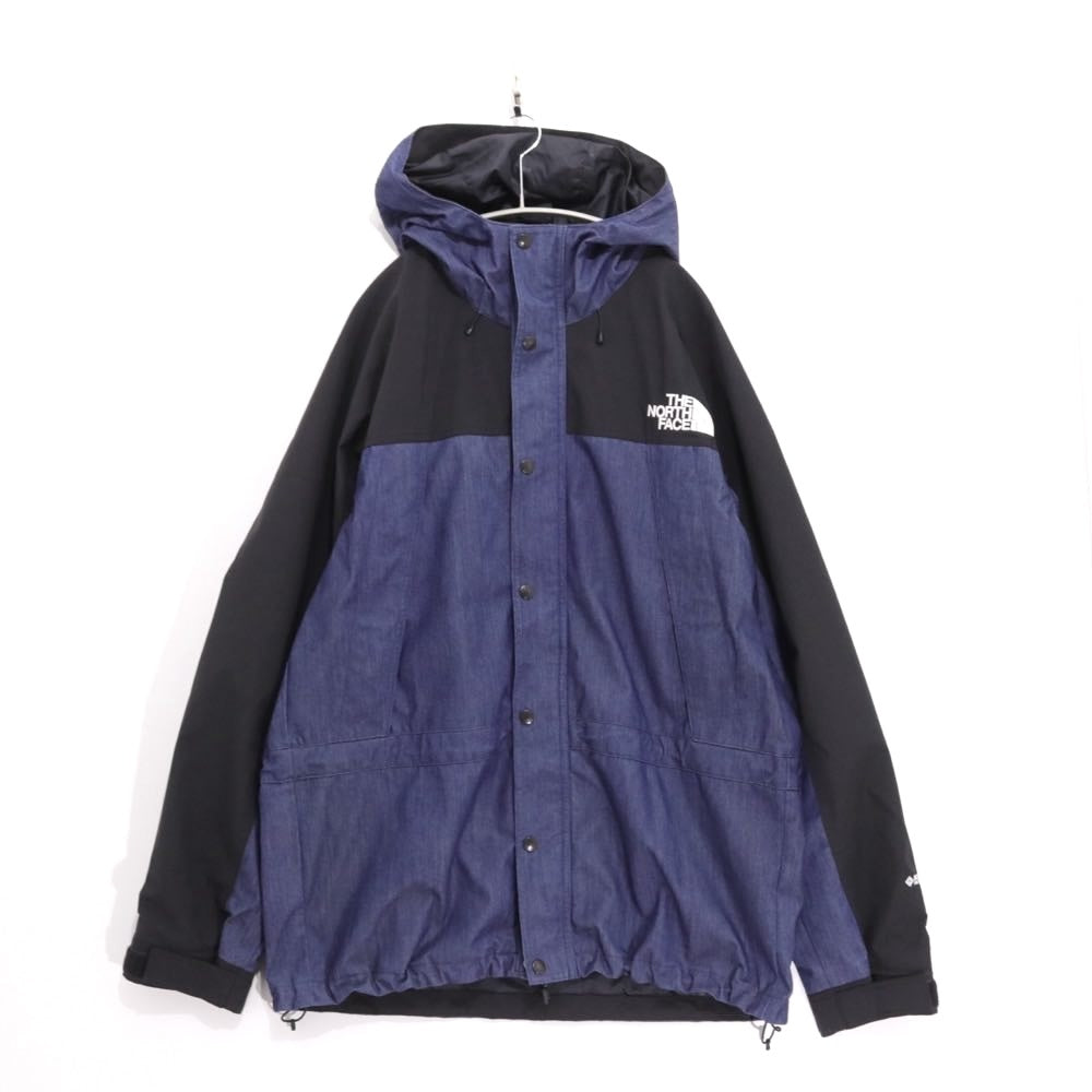 THE NORTH FACE Mountain Light Denim Jacket "Nylon Indigo/Black Denim" (NP12032)