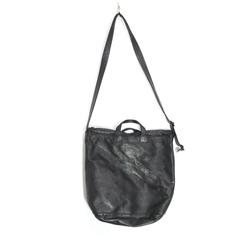 PORTER | FRANK 2WAY SHOULDER BAG(S) "Black/Horse Leather" (198-01308)
