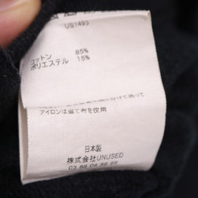 UNUSED 18AW | 13.5oz Sweat Hoodie "BLACK" (US1493)