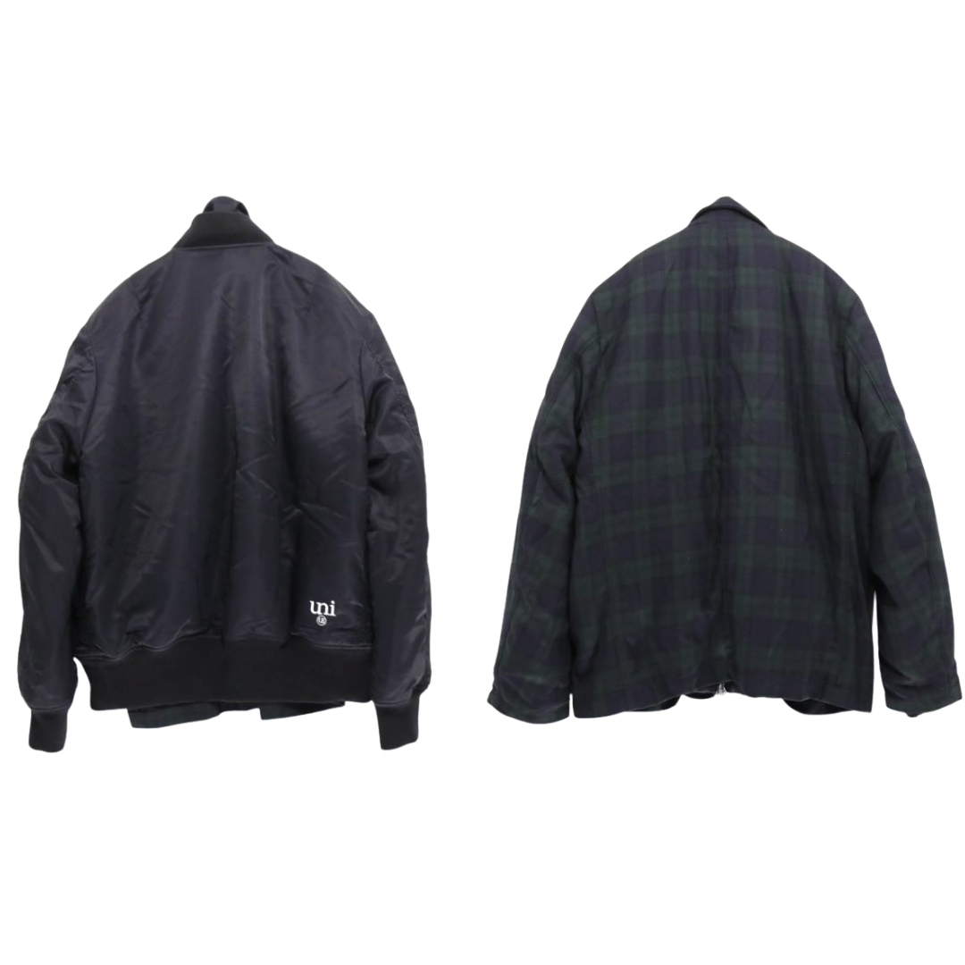 uniform experiment 25AW | Reversible MA-1 "Black" (UE-252038)