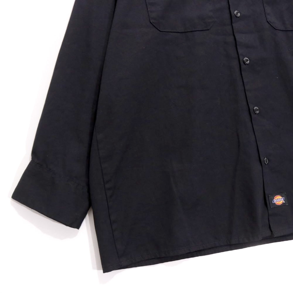 Dickies | Essanay Studio Embroidery L/S Open Collar Shirt "Black"