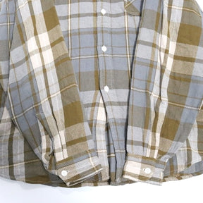 THE NORTH FACE PURPLE LABEL 2025AW | Flannel Plaid Field Shirt "Khaki/Asphalt Gray" (N25FG097)