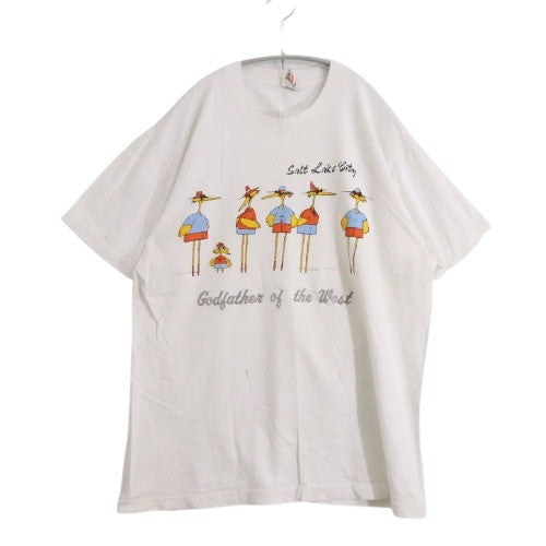 90s vintage FRUIT OF THE LOOM フルーツオブザルーム USA製 Salt Lake City シングルステッチ