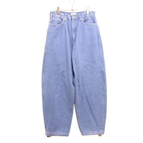ALOUND 25SS | VENTILATION BLEACH DENIM PANTS "Ice Blue"