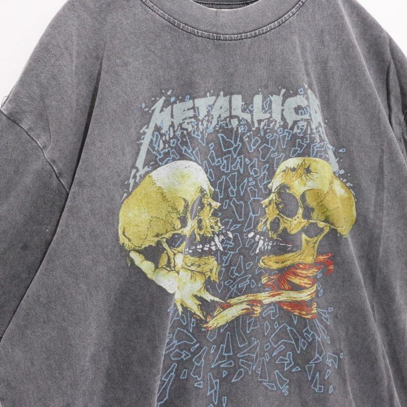 METALLICA | "Sad But True" Pushead Reprint T-Shirt ”Fade Black”
